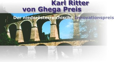 Karl Ritter von Ghega-Preis - NÖ Innovationspreis