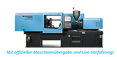 Ein Highlight ist die offizielle Übergabe der vollelektrischen IntElect Spritzgussmaschine an die Berufsschule Steyr mit einer Live-Demonstration.