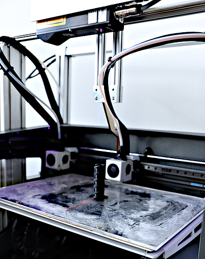 Druckraumüberwachung eines FDM-3D-Druckers mittels Laserlinienscanner © Tobias Werner (FH Vorarlberg)