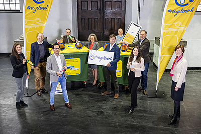 Namhafte österreichische Getränkehersteller präsentieren als ersten Schritt der gemeinsamen RecycleMich-Initiative die RecycleMich-App