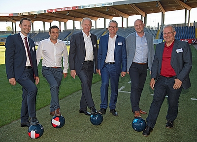 Ein starkes Team!  Christian Altmann, Wolfgang Bohmayr, Wolfgang Rathner, Manfred Hackl, Elmar Paireder und Harald Bleier