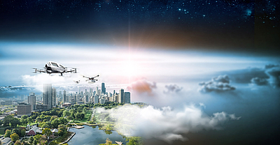 Im Bereich Urbain Air Mobility arbeitet FACC mit innovativen Lösungen für Drohnentechnologien