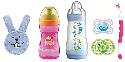 70 verschiedene Produkte für Kinder von Null bis drei Jahren sind derzeit erhältlich.