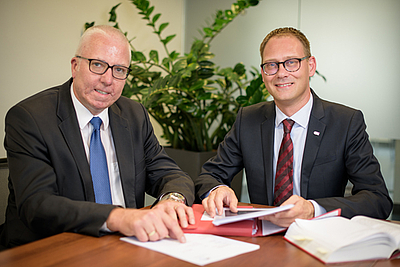 Dr. Michael Balak und DI Udo Pappler sind das neue Geschäftsführer-Duo am OFI