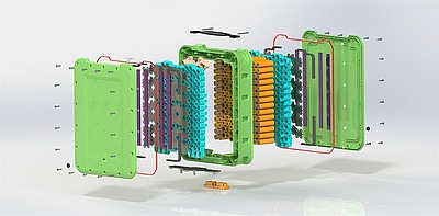 Das neue GreenPack 2.0 – die zweite Generation des Akku-Pack Systems von Ansmann in eigens entwickeltem Gehäuse aus nachhaltigem, hochwertigen Polypropylen-Verbundkunststoff der Borealis Gruppe